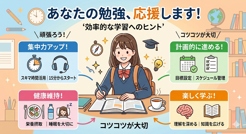 中学生がスマホで勉強できなくなる原因をまとめた図解