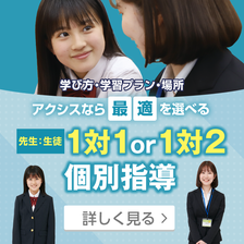 1対1 or 1対2 個別指導