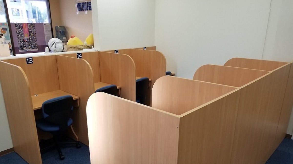 戸頭駅前校 いつでも使える自習スペース