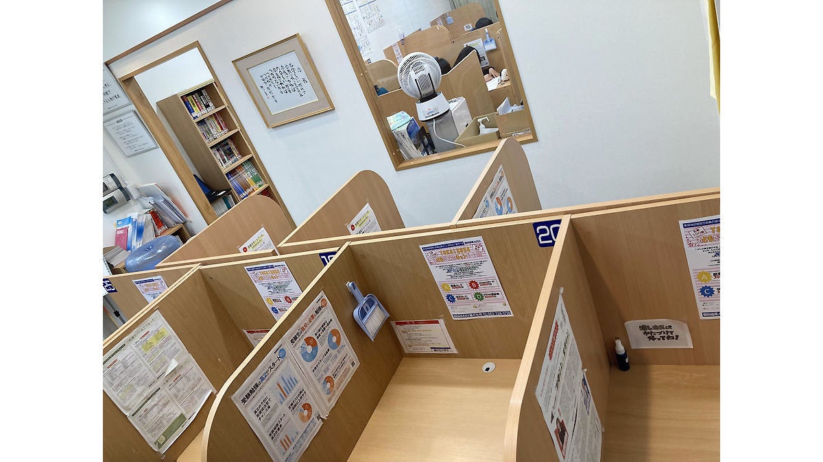 藤が丘校 自習スペース完備！いつでも自由に使えます！