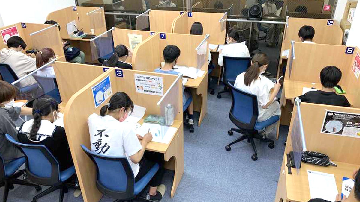 小幡校 授業が始まると教室は活気に溢れます