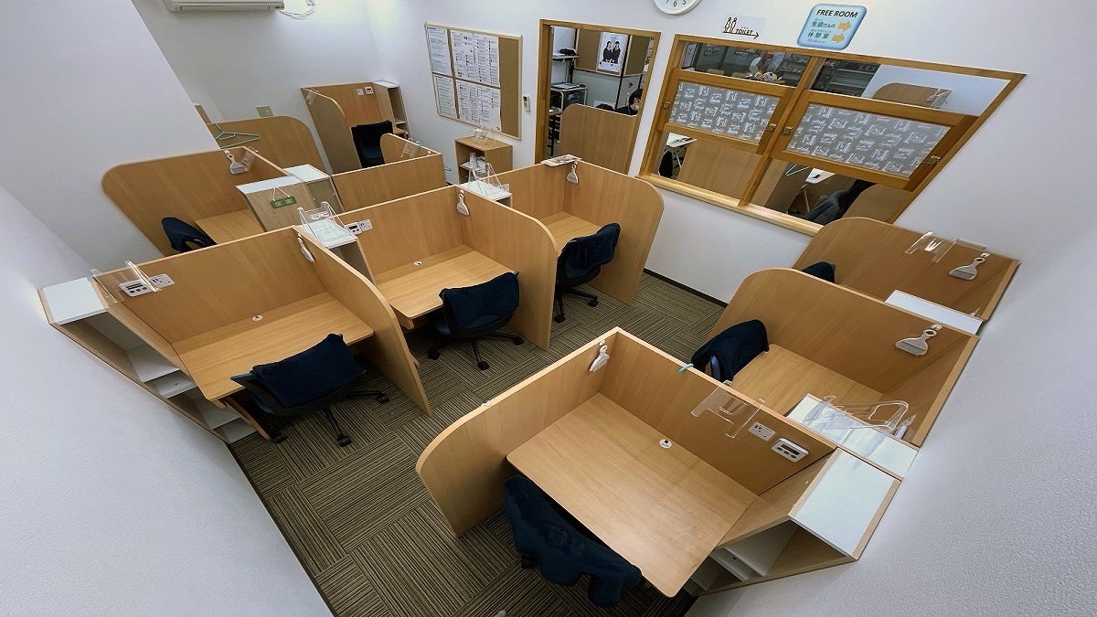 塩釜口校 独立型自習室完備！