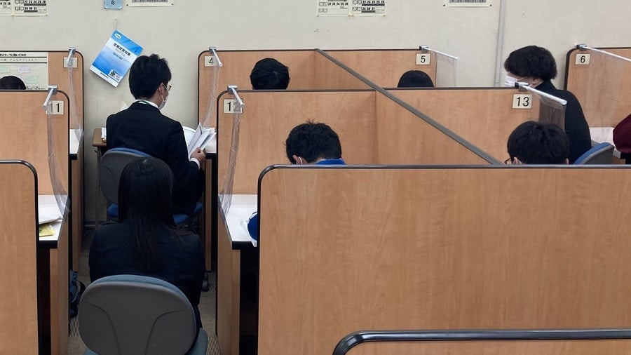 盛岡校 実際の授業の様子です。