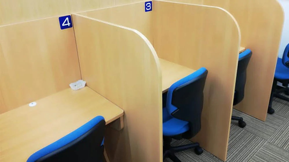 忠節校 自習専用ブース！開校時間ならいつでも自由に使えます。