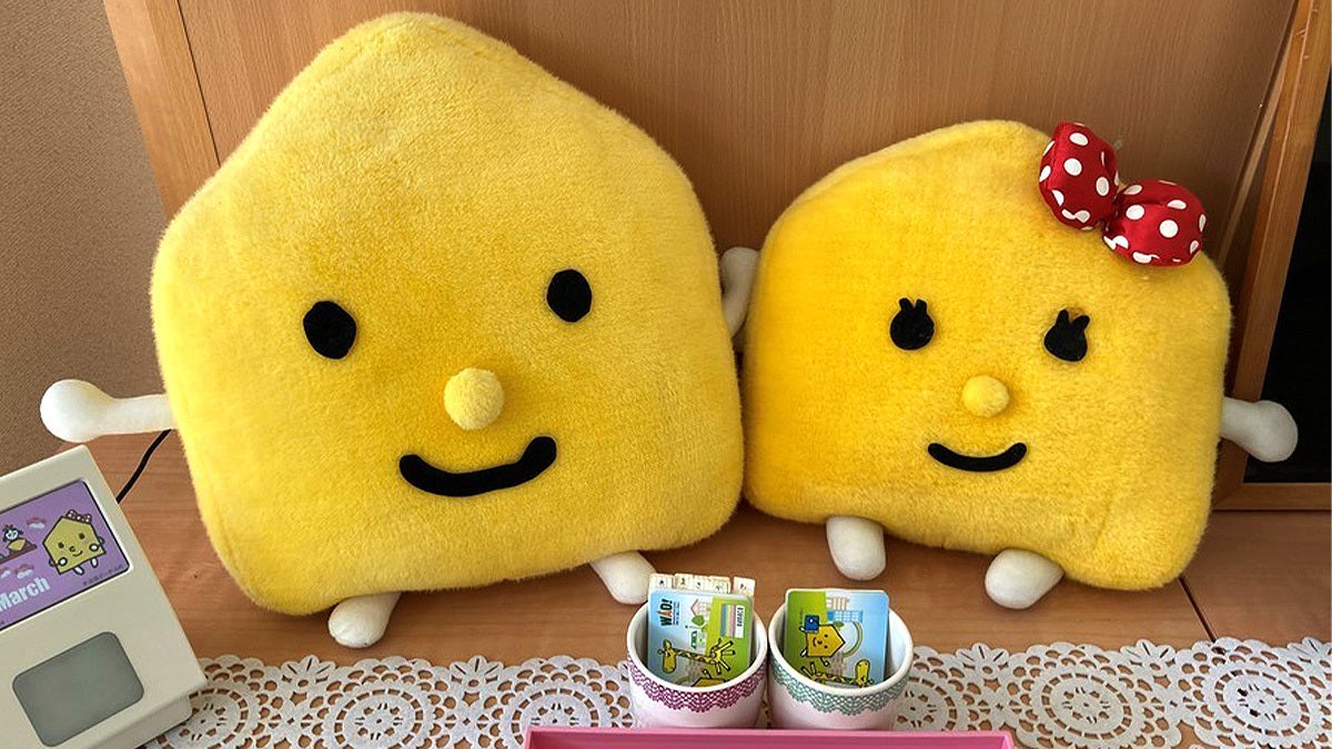 大塚校 入口ではごうかく君とえまちゃんがお出迎え。