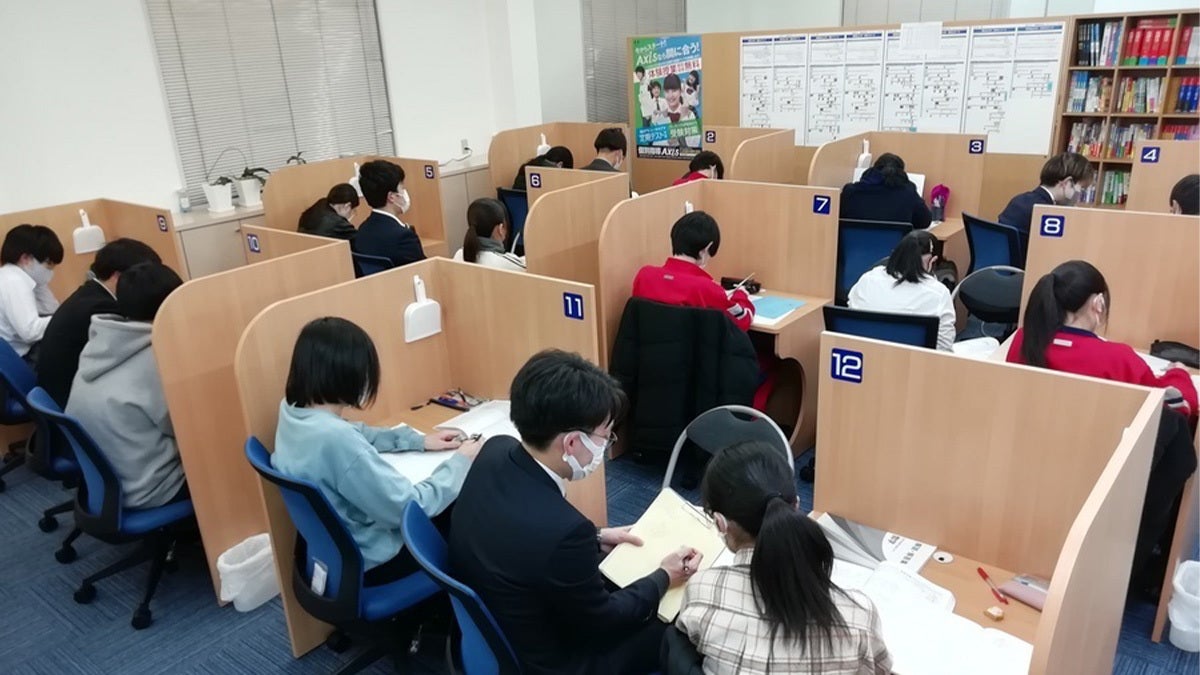 原町校 授業が始まると教室は活気に溢れます