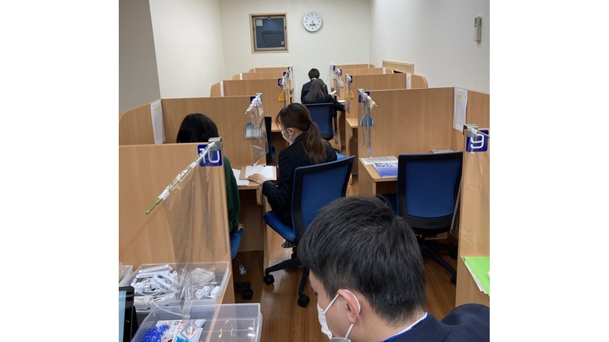 明石台校 授業が始まると教室は活気に溢れます