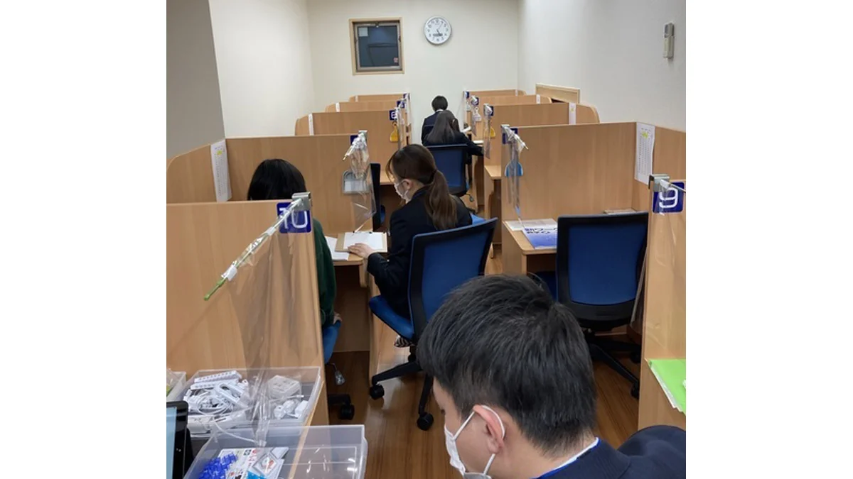 明石台校 授業が始まると教室は活気に溢れます