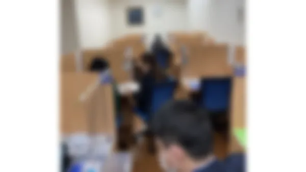 明石台校 授業が始まると教室は活気に溢れます