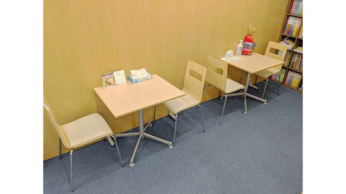 宇茂佐の森校 フリースペースを設置しています