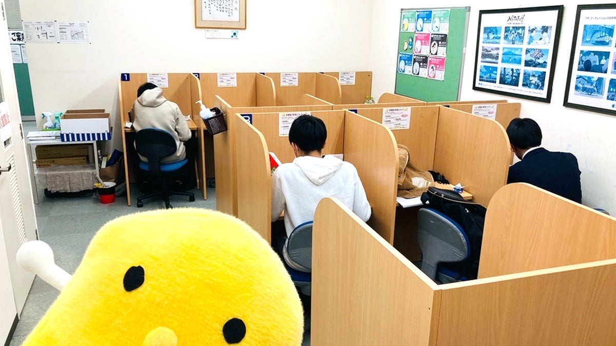 円山校 自主学習に集中できる自習室。