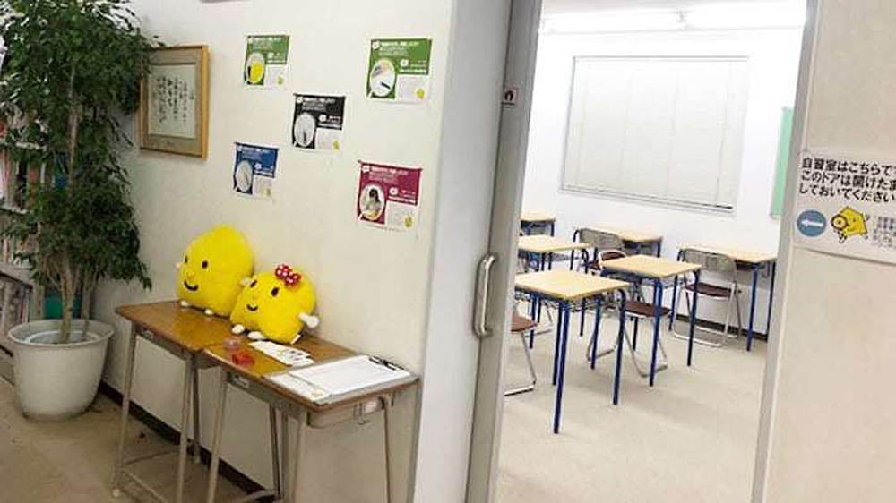 岡山西大寺校 やる気が出る自習室。いつも生徒の活気でにぎわっています。