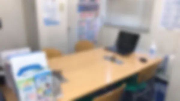 倉敷校 生徒面談や保護者懇談を行うスペースです。