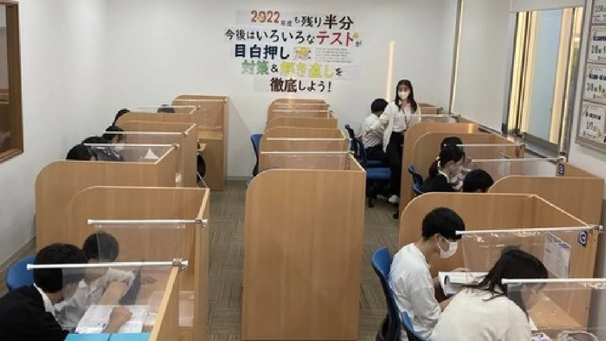 東岡山校 授業が始まると教室は活気に溢れます