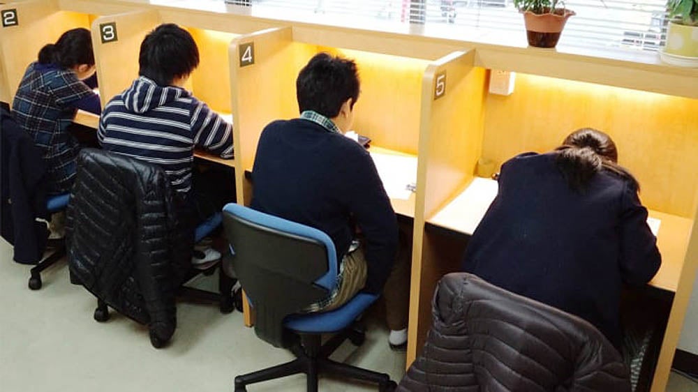 国富校 毎日でも通える、自習専用ブース完備！