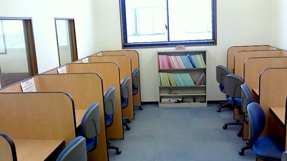 栗林校 映像授業ルーム