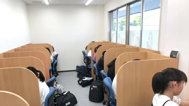 多肥校 自習ブース完備！いつでも自由に使えます！