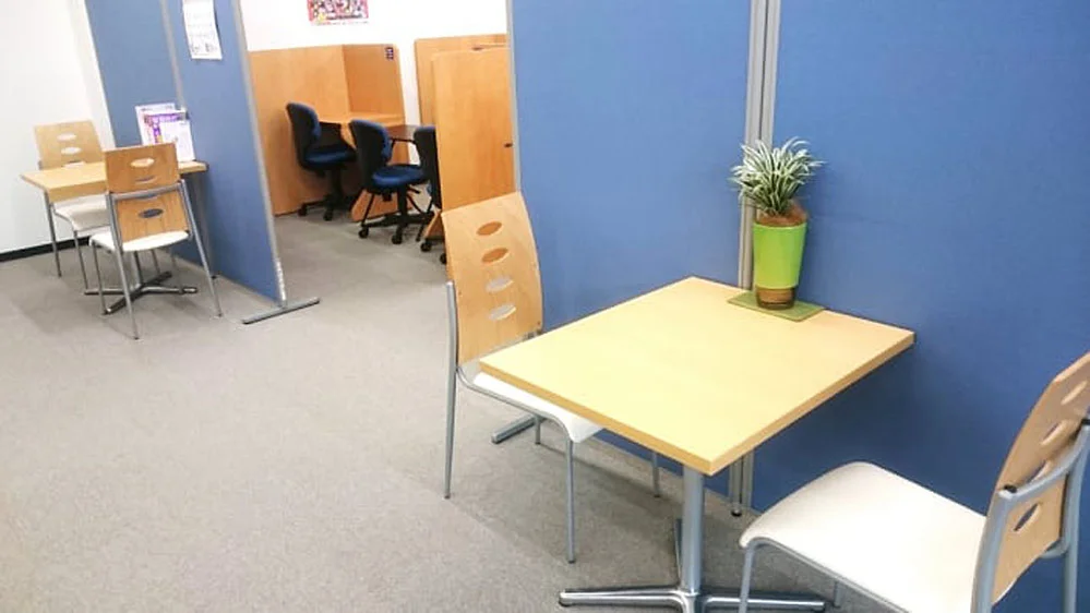 香西校 飲食OKのフリースペースも確保