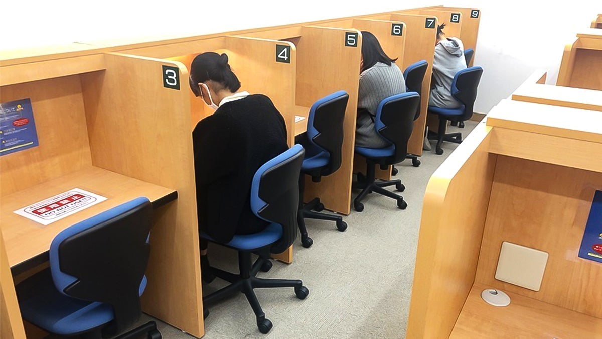 屋島校 自習室完備！ いつでも自由に使えます！