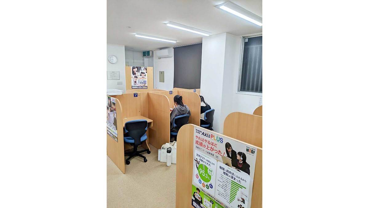 川添校 真剣に、かつ集中して自習できます
