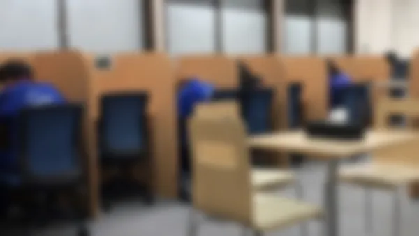 藤岡校 目の行き届く、自習スペースが魅力