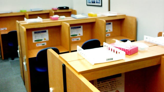 北野白梅町校 独立した自習室を設置！