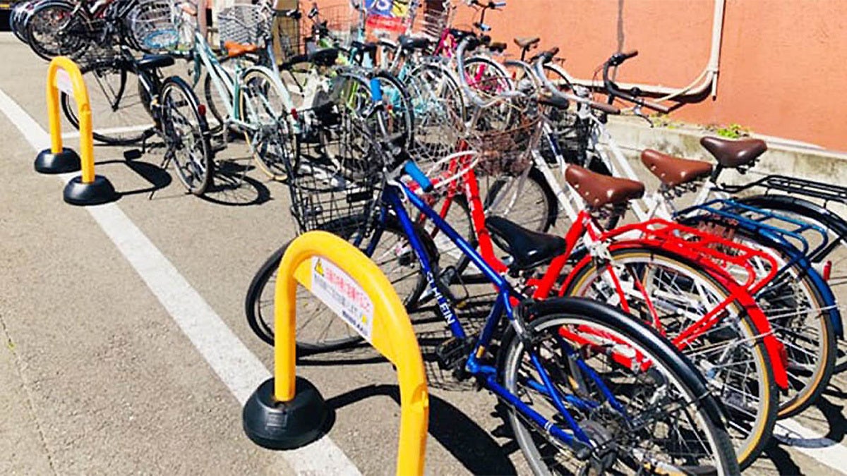 紫竹校 広々な駐輪場も完備！！