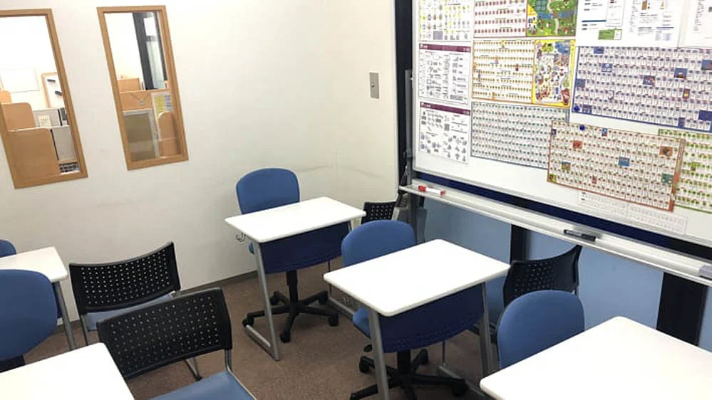 武蔵中原校 自習室完備