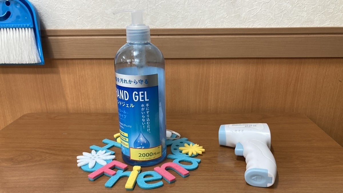 守山校 感染症対策にもしっかり気を配ります。