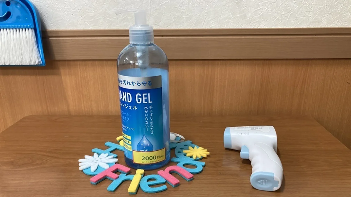 守山校 感染症対策にもしっかり気を配ります。