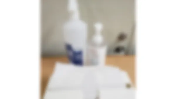 膳所校 感染症対策をしています