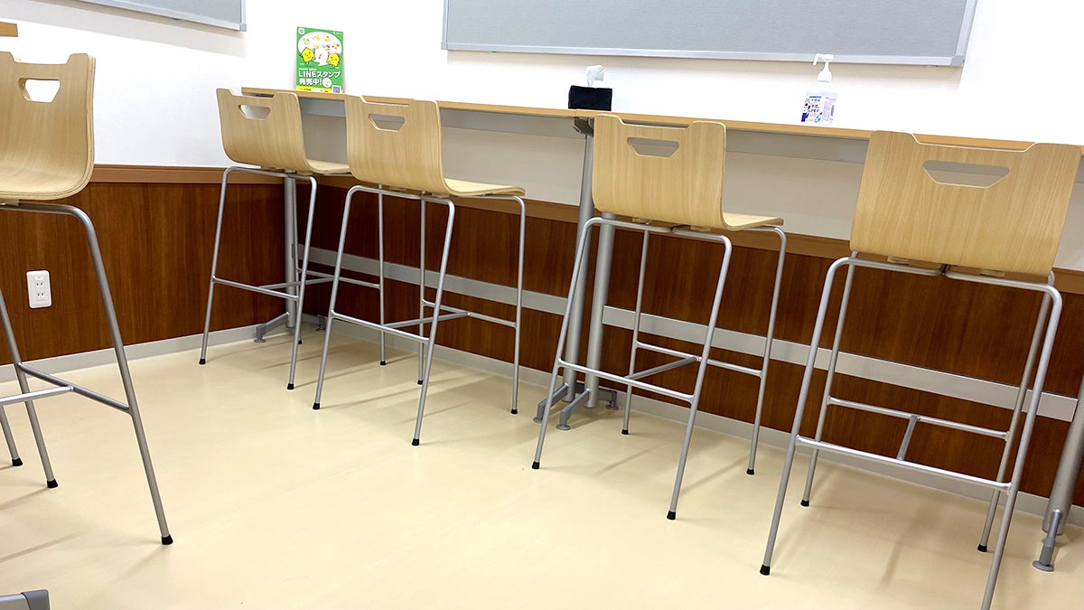 瀬田校 飲食スペースを設置しています