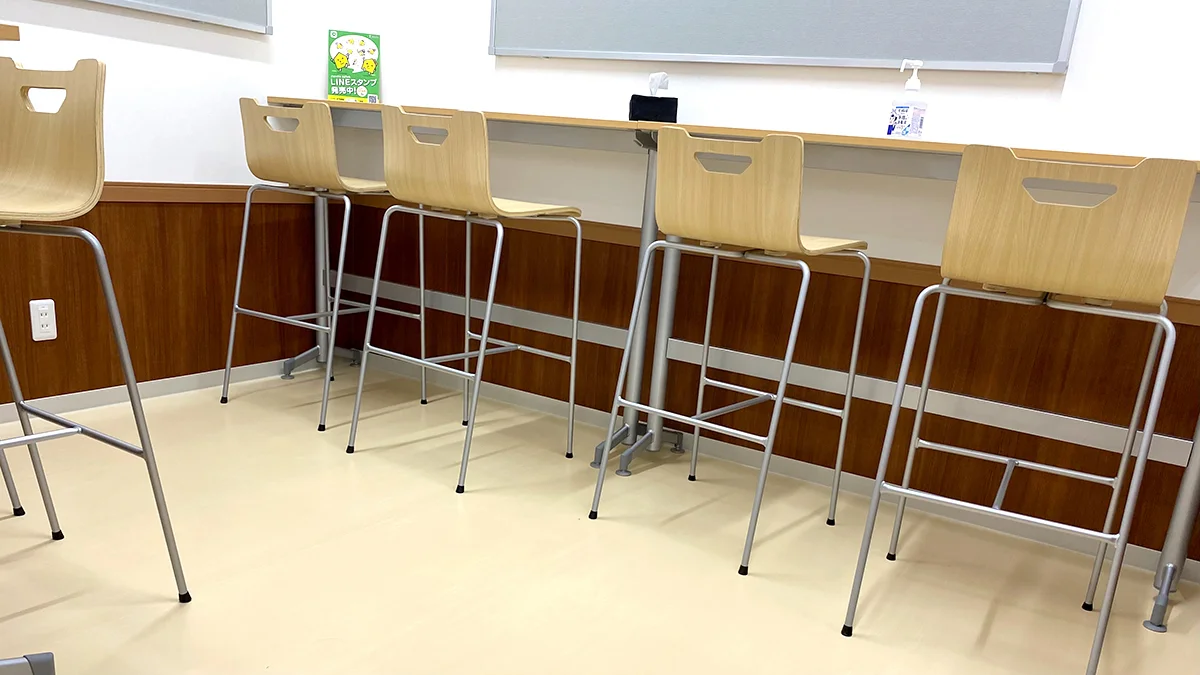 瀬田校 飲食スペースを設置しています