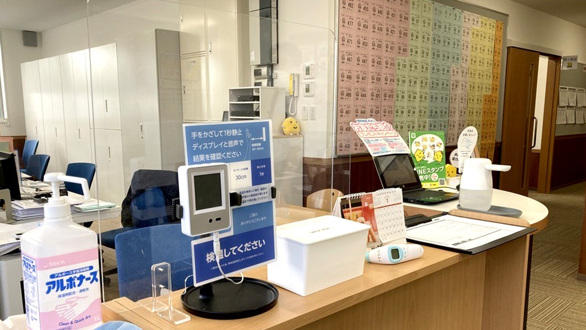 瀬田校 感染症対策をしています