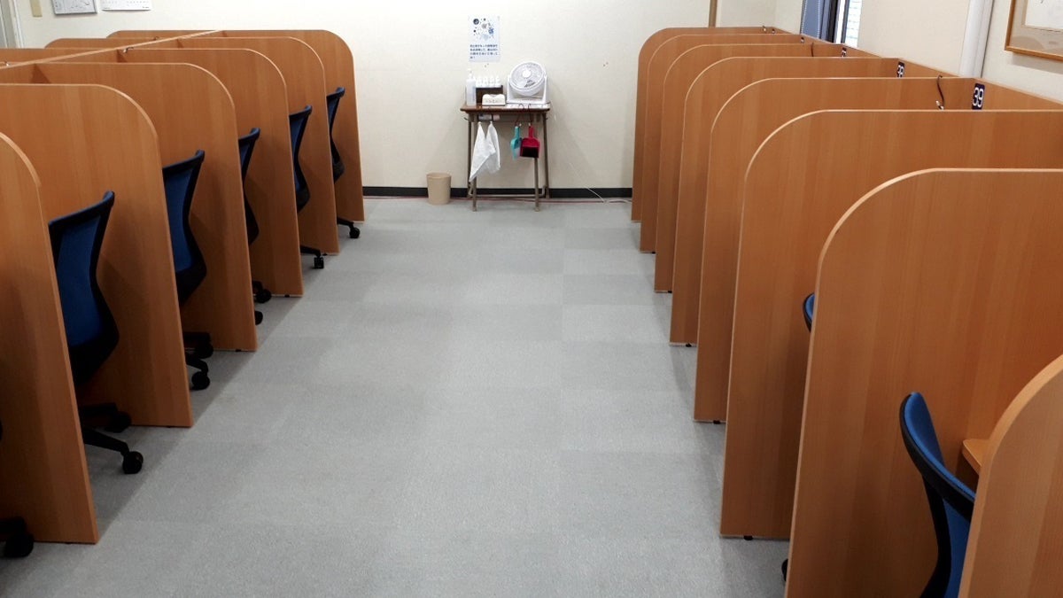 新潟校 充実した自習室環境