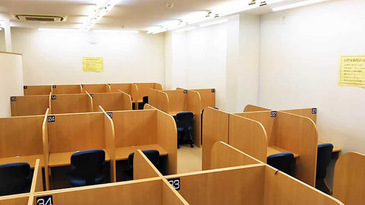 女池校 自習ブース完備！いつでも自由に使えます！