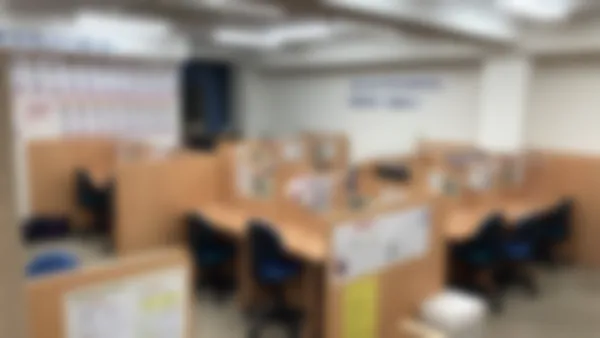 尾道校 教室はいつも活気があります。