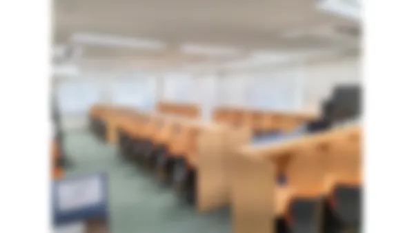 三原校 充実の席数、自習室の様子です。