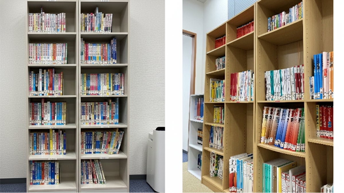 大町校 本棚も増設しました！