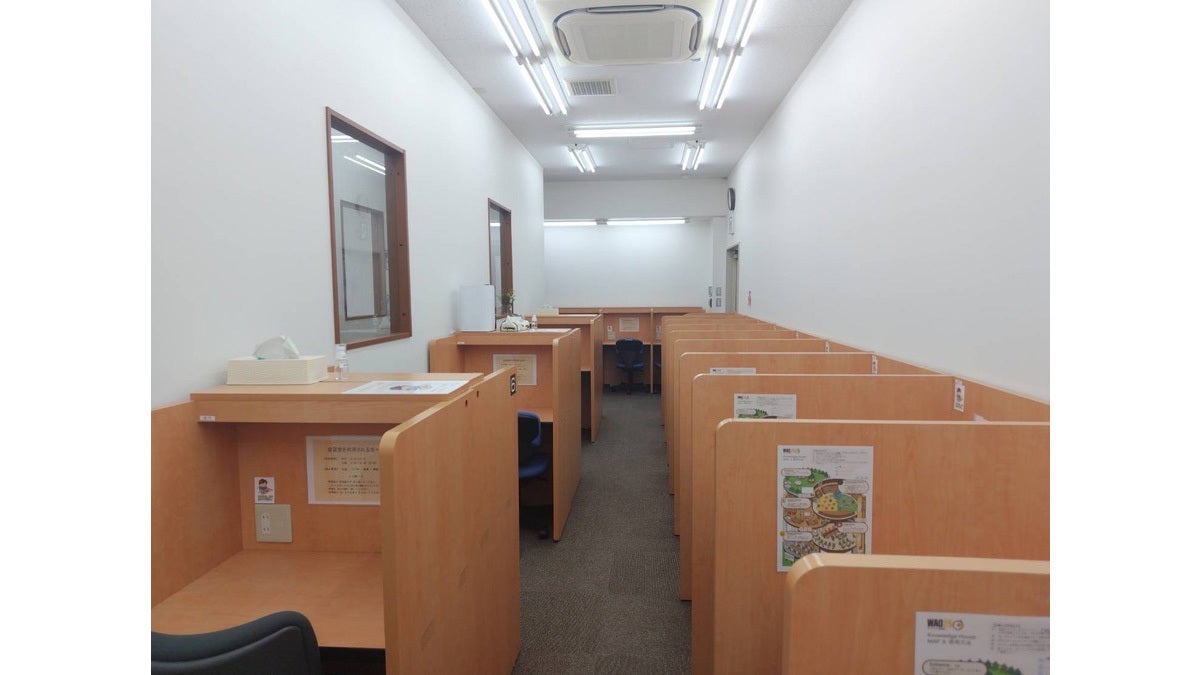 矢野校 静かな環境で自習を。自分の学習部屋にしてください。