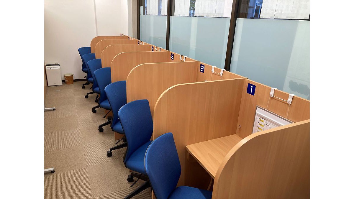 松永校 自習ブース完備！いつでも自由に使えます！