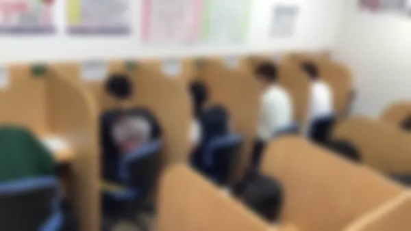 上安校 自習ブース完備!いつでも自由に使えます!