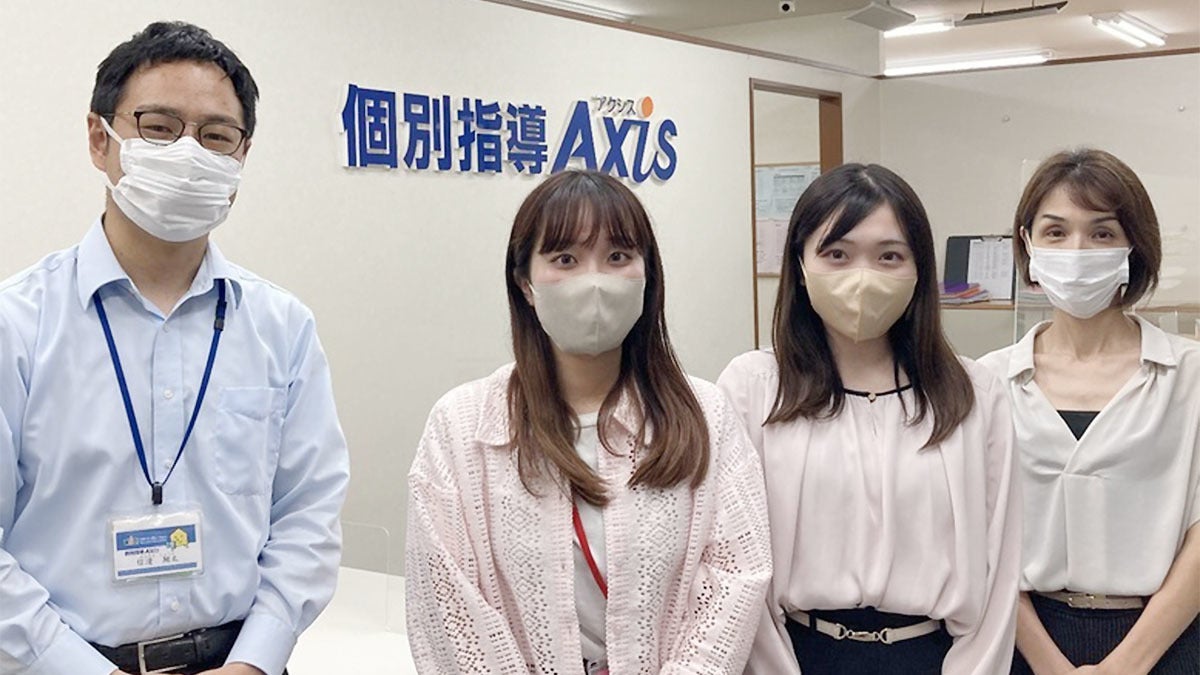 中筋校 スタッフがみんなをお出迎え！