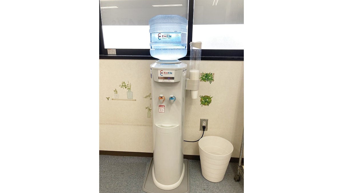 中筋校 無料のウォーターサーバーを用意しております！