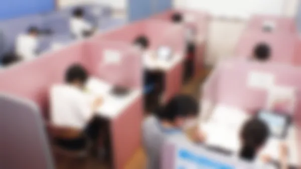 三日月校 個別指導ブースです。