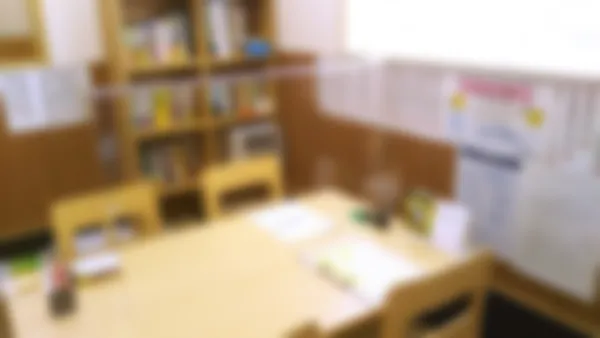 羽鳥校 勉強の方法の相談や、高校・大学などの進路相談など、こちらの面談スペースで行います。