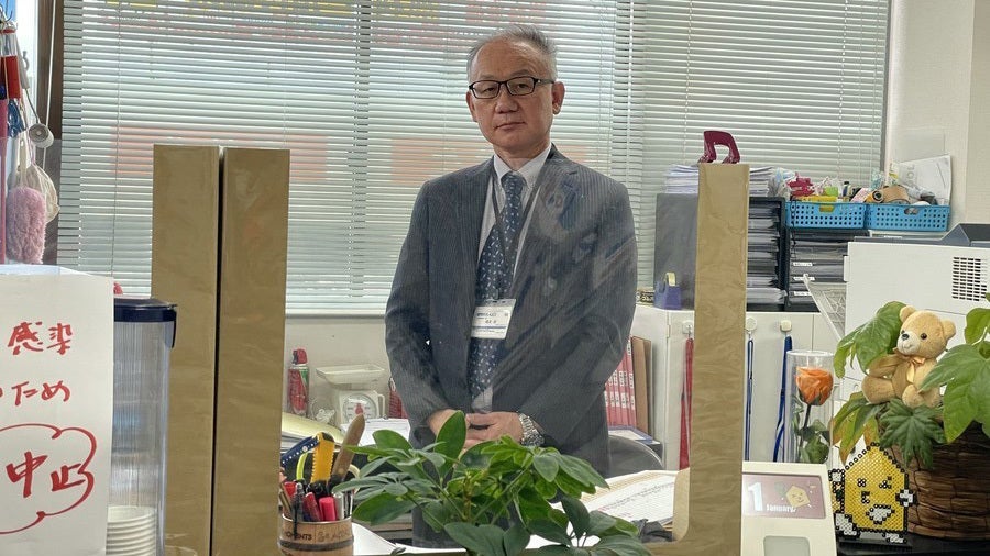 八日市校 ここからの挨拶から始まります。