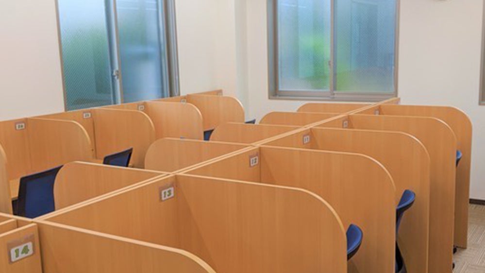 別府校 自習ブース完備！校舎開校日はいつでも自由に使えます！