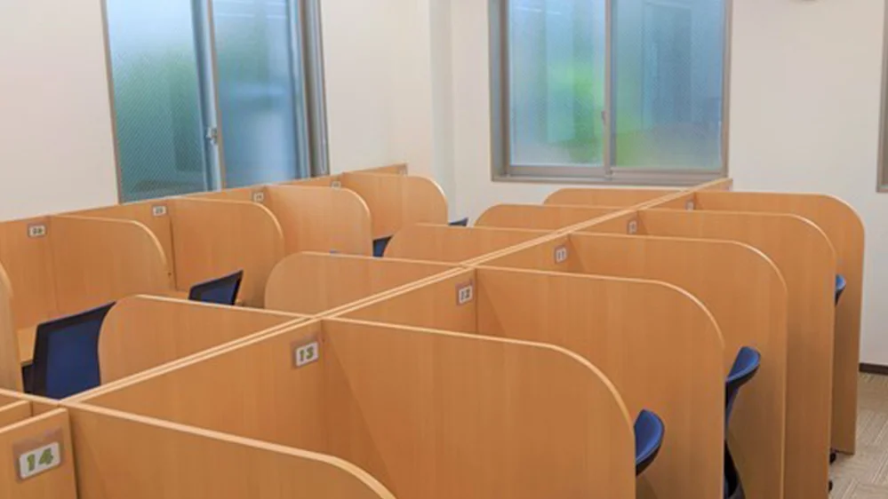 別府校 自習ブース完備！校舎開校日はいつでも自由に使えます！