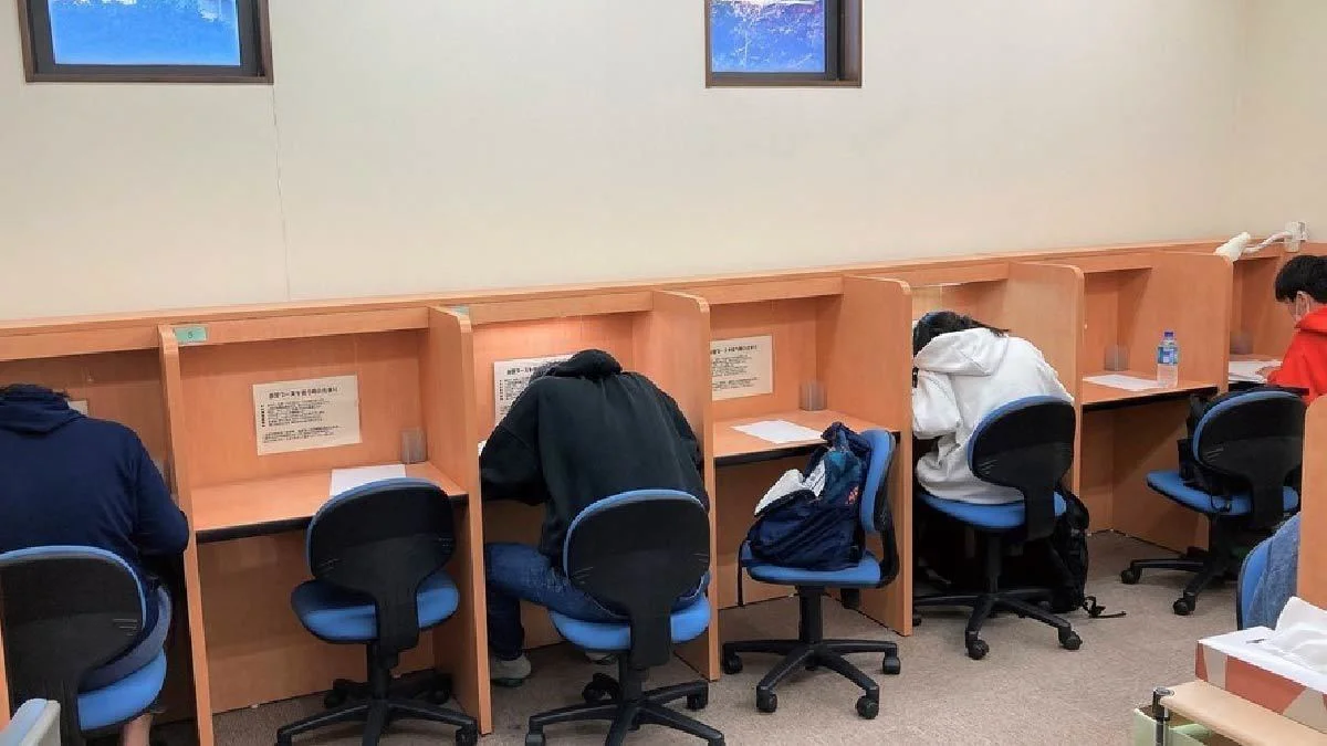 新春日校 自習のための専用スペース